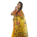 Golden Bloom Saree