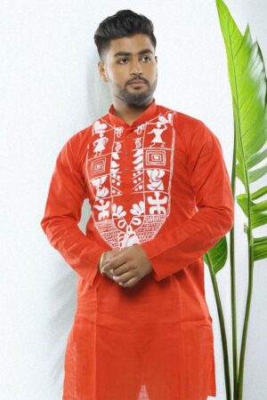 Ethnic Elegance Red Punjabi